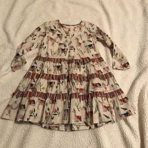 Pink Chicken llama dress sz 5 new with tags